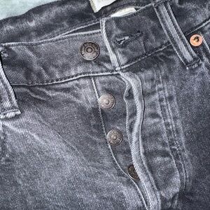 American Eagle Outfitters Black Ankle Jeans